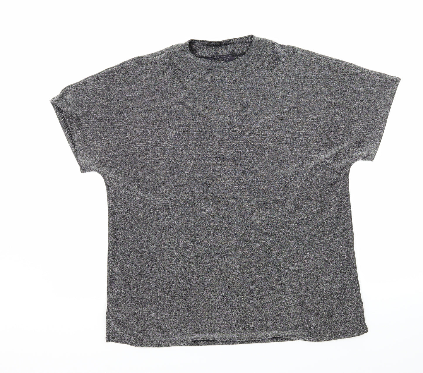 Marks and Spencer Womens Silver   Basic T-Shirt Size 10
