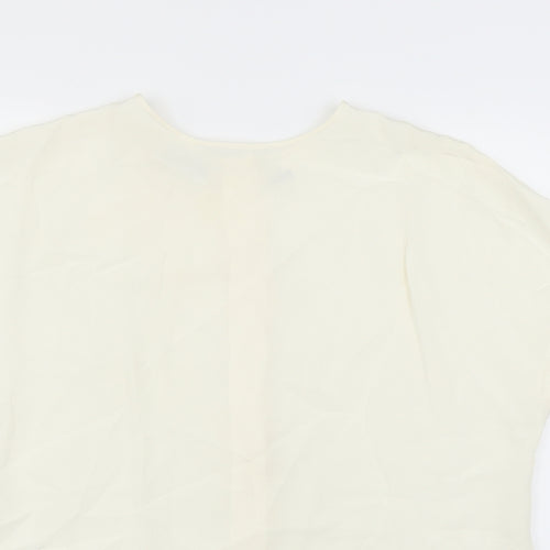 Liz Claiborne Womens Beige   Basic Blouse Size 8