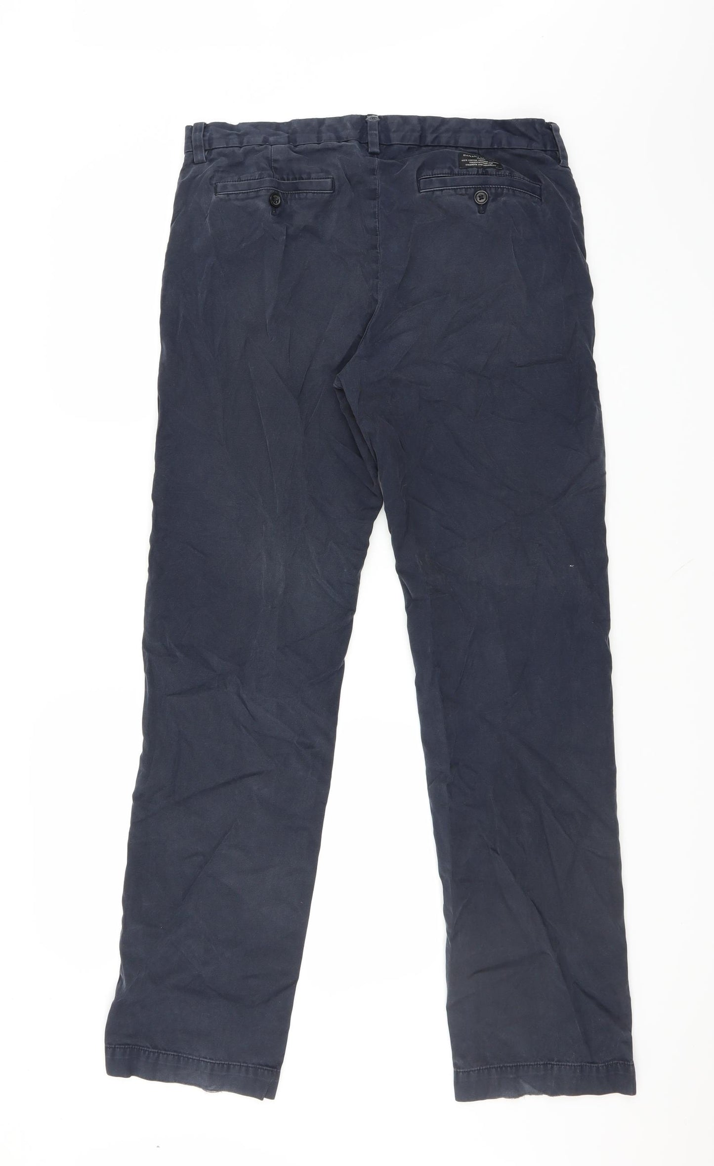 Banana Republic Mens Blue   Chino Trousers Size 33 L34 in