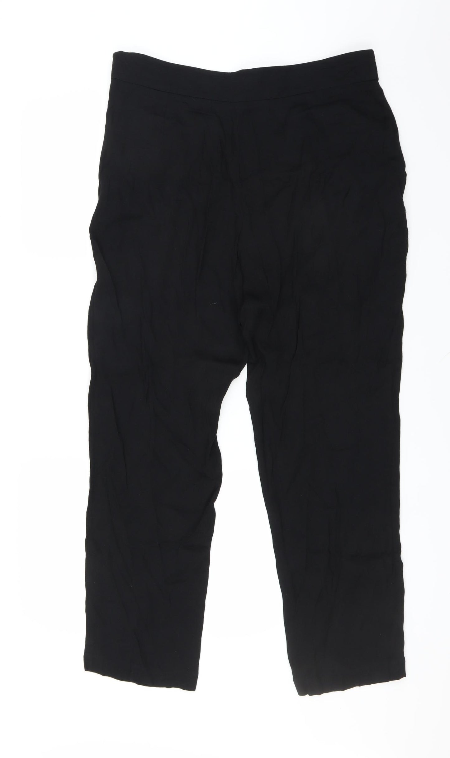 Marks and Spencer Womens Black   Trousers  Size 14 L28 in
