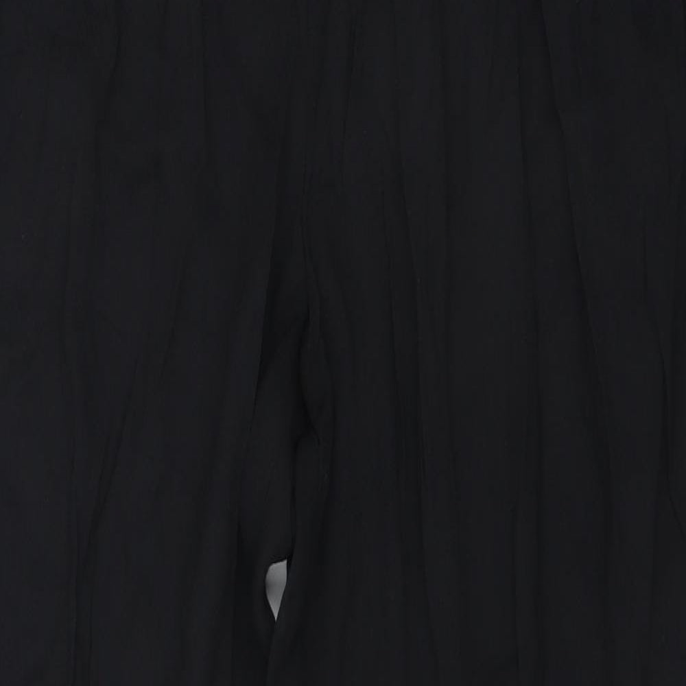 Marks and Spencer Womens Black   Trousers  Size 14 L28 in