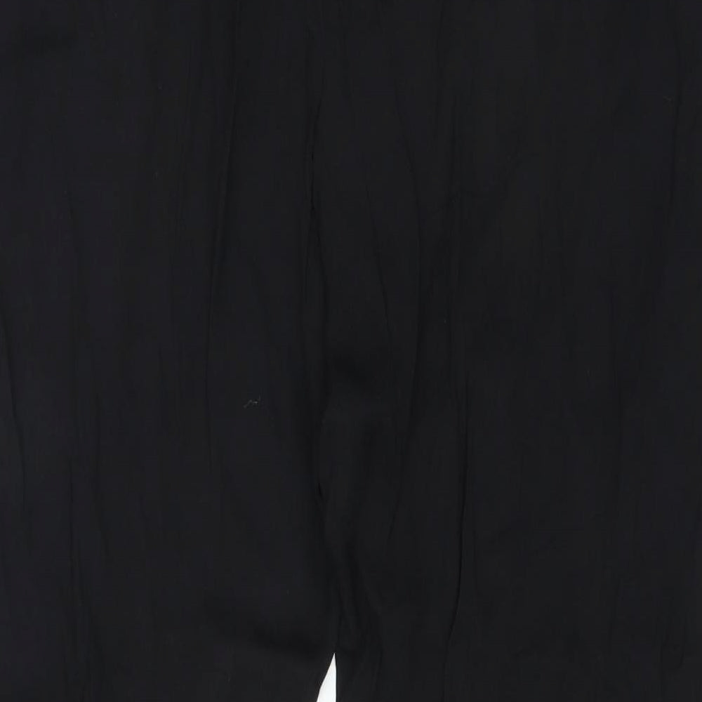 Marks and Spencer Womens Black   Trousers  Size 14 L28 in