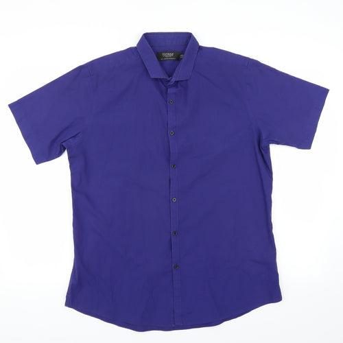 Topman Mens Purple    Button-Up Size L