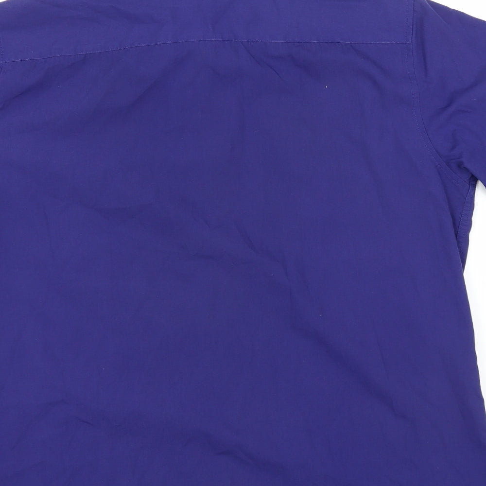 Topman Mens Purple    Button-Up Size L