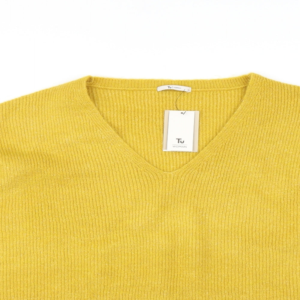 Sainsburys Womens Yellow   Pullover Jumper Size 20
