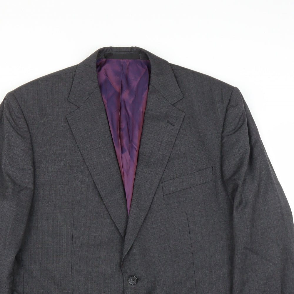 Marks and Spencer Mens Grey   Jacket Suit Jacket Size 42
