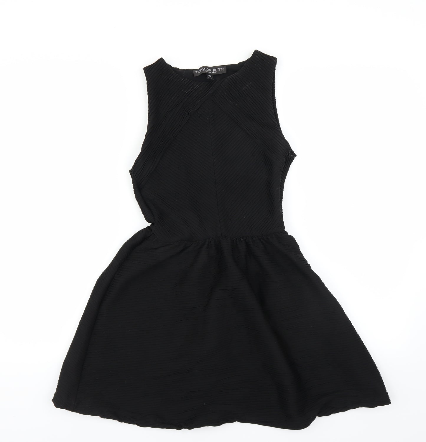 Topshop Womens Black   Fit & Flare  Size 6