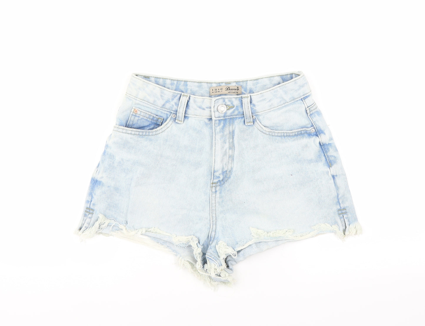 Primark Womens Blue   Hot Pants Shorts Size 8