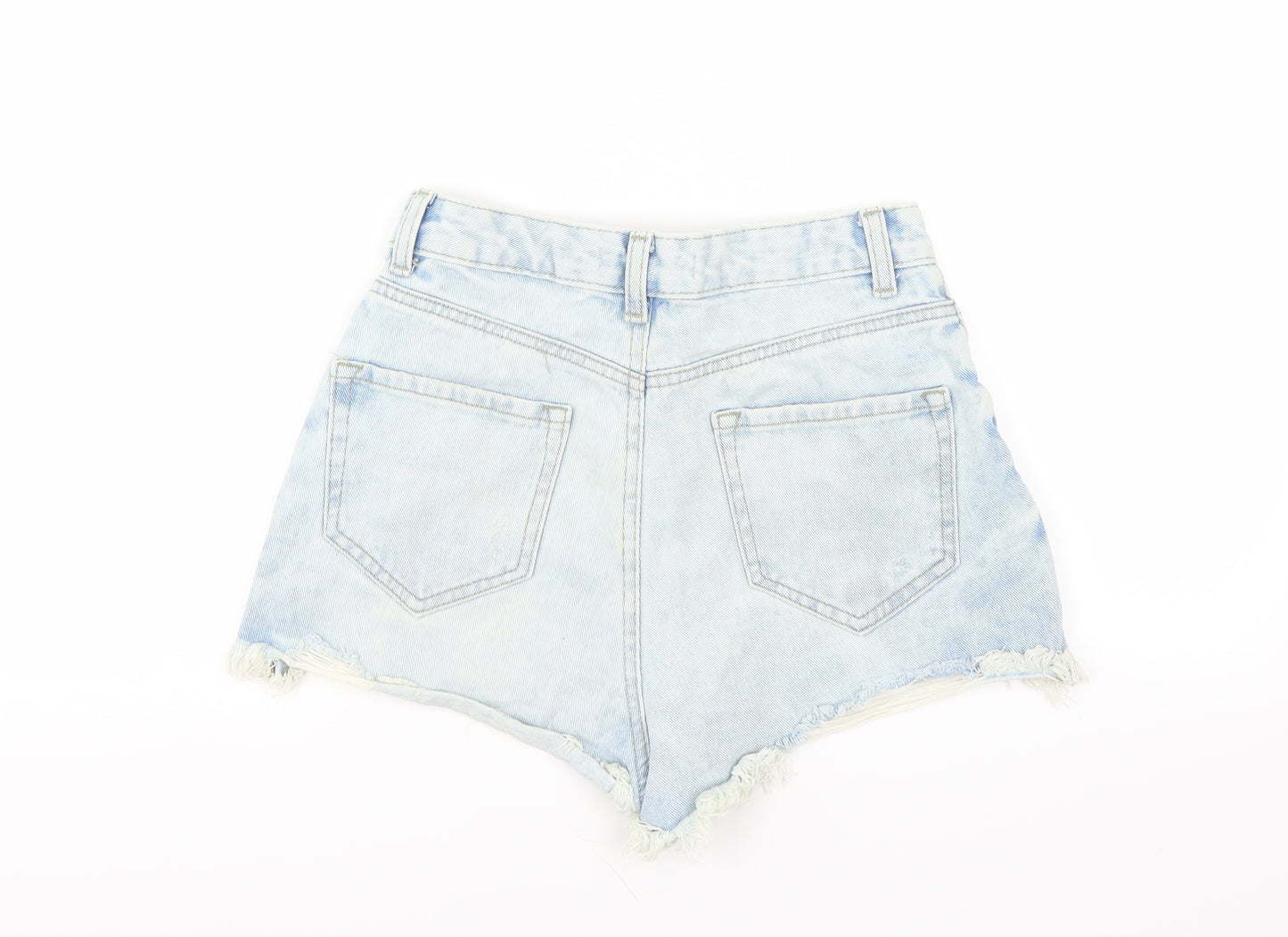 Primark Womens Blue   Hot Pants Shorts Size 8