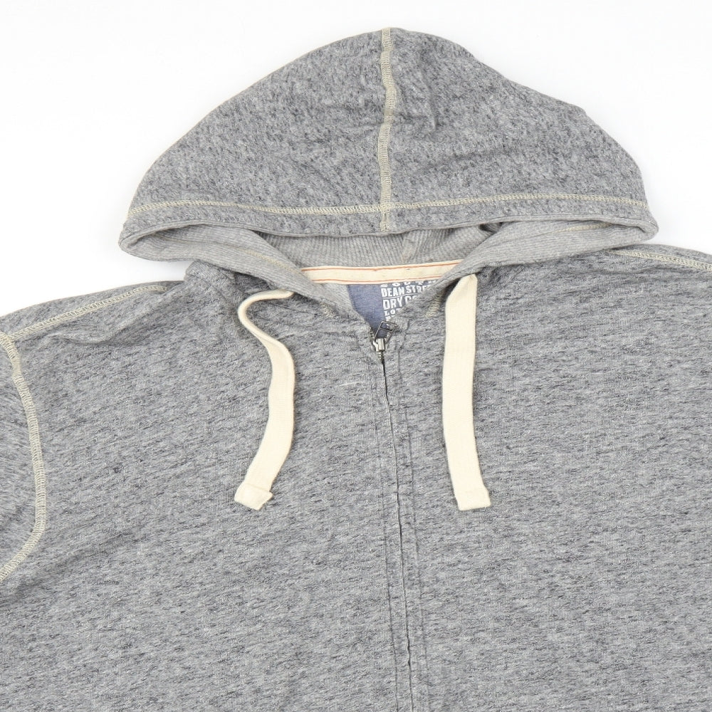 George Mens Grey   Full Zip Hoodie Size XL