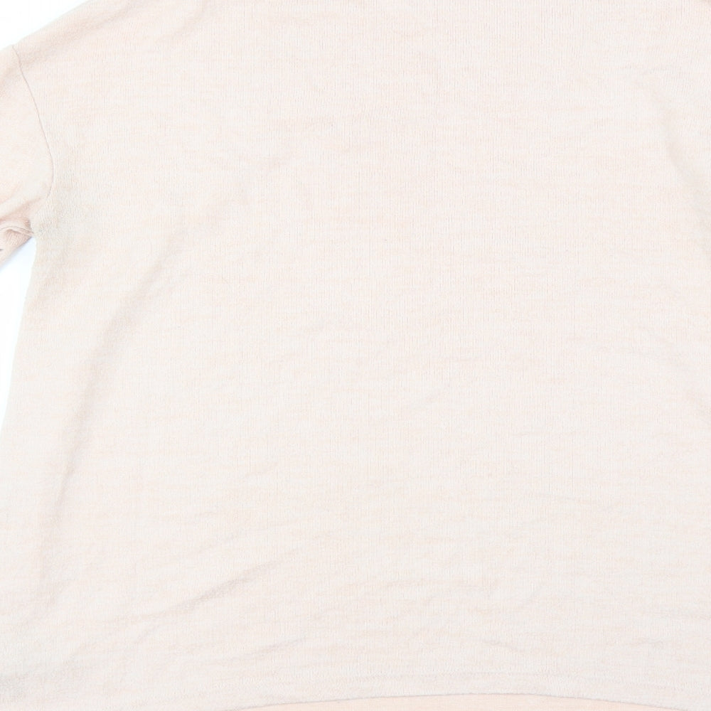 H&M Womens Pink   Pullover Jumper Size M