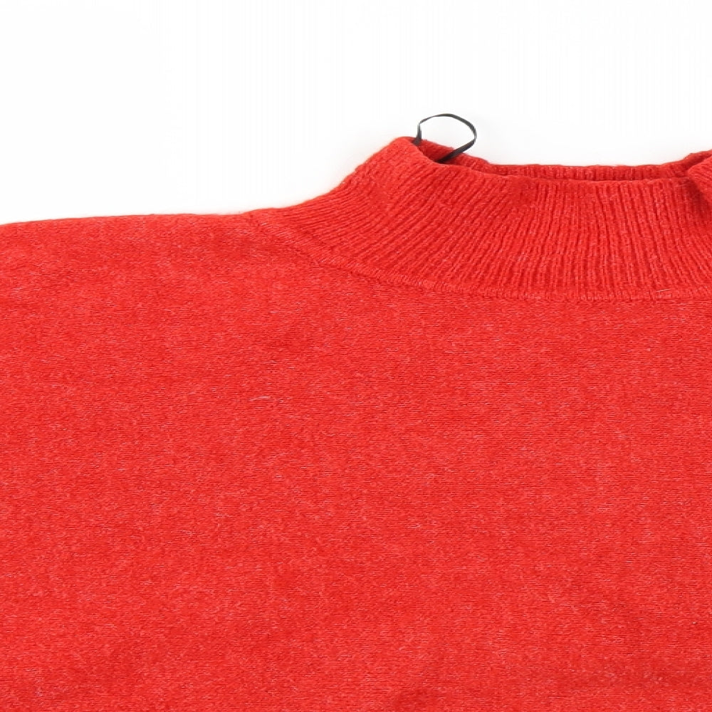 H&M Womens Red   Pullover Jumper Size M