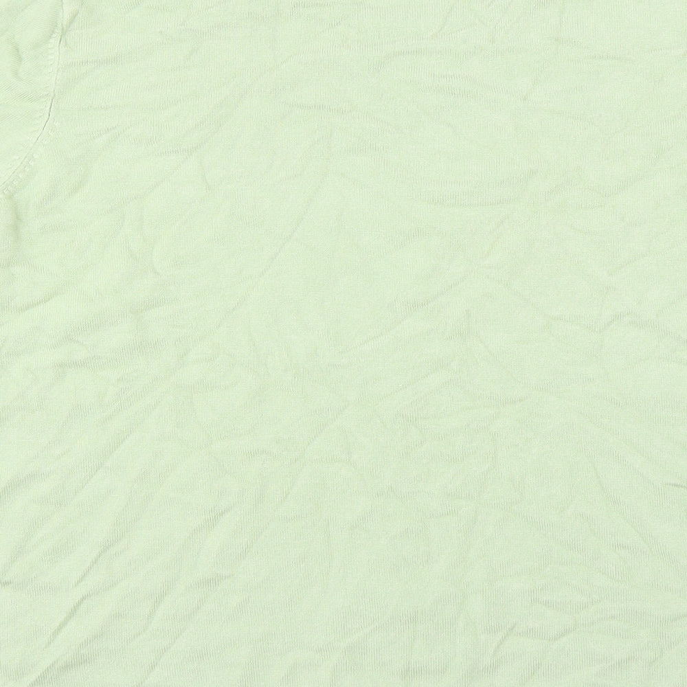 text Womens Green   Pullover Jumper Size L