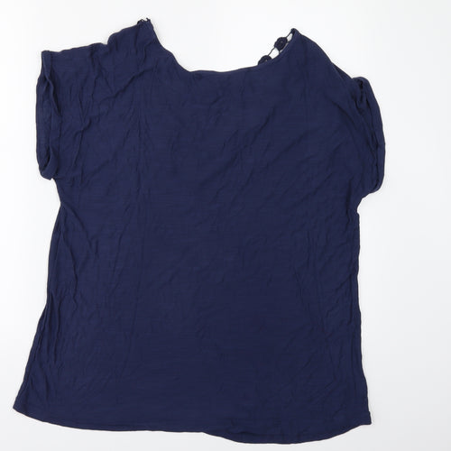 Classic Womens Blue   Basic T-Shirt Size 14