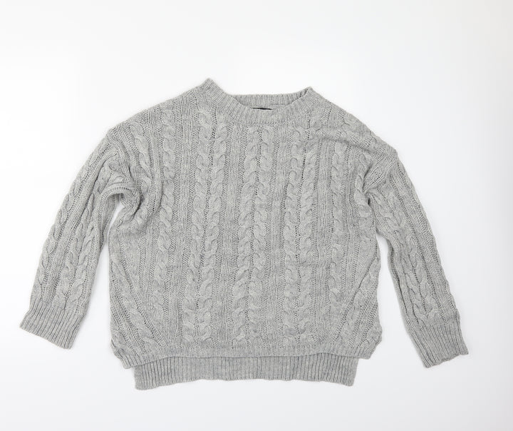Primark Womens Grey   Pullover Jumper Size S