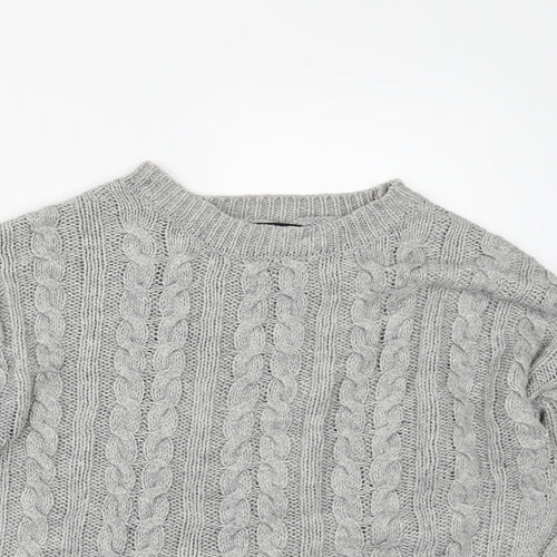 Primark Womens Grey   Pullover Jumper Size S