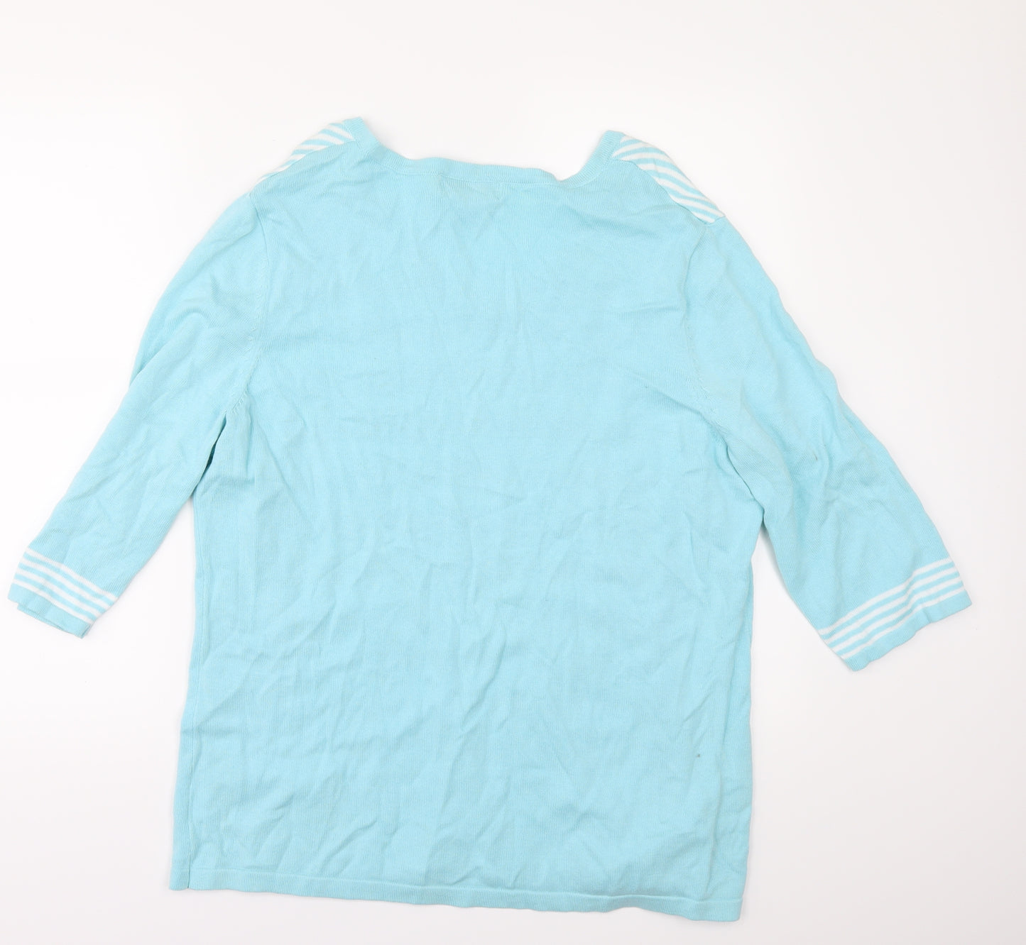 Collection L Womens Blue   Pullover Jumper Size 20
