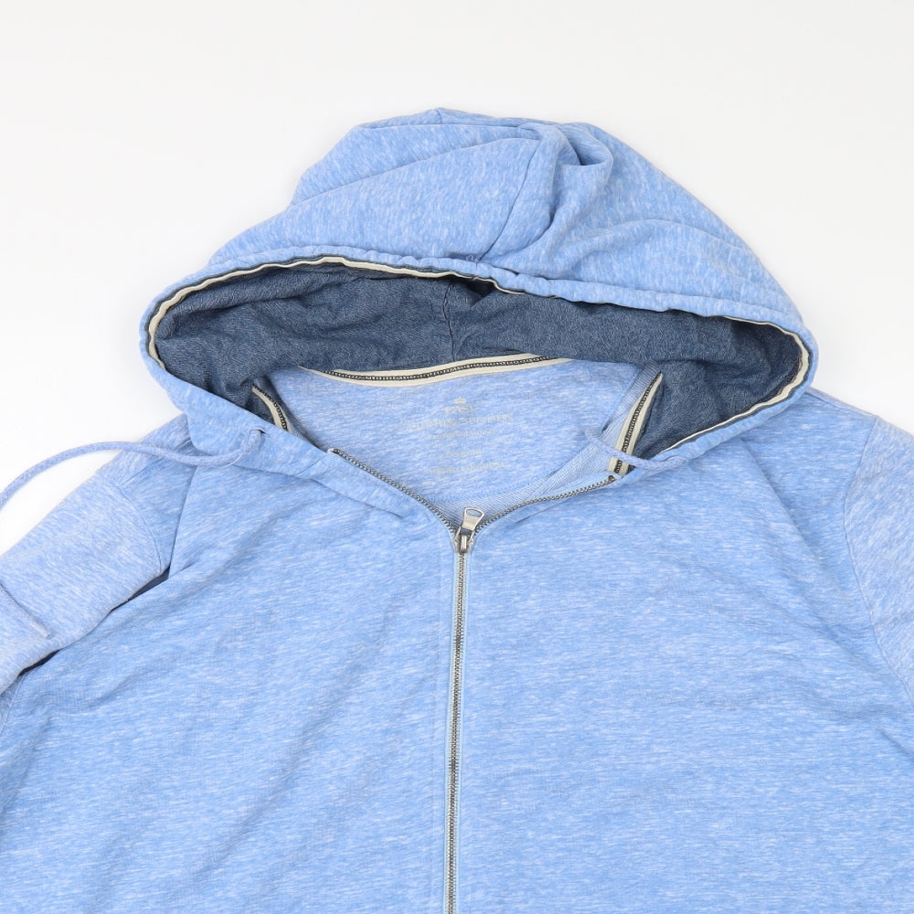Matalan Mens Blue   Full Zip Hoodie Size XL