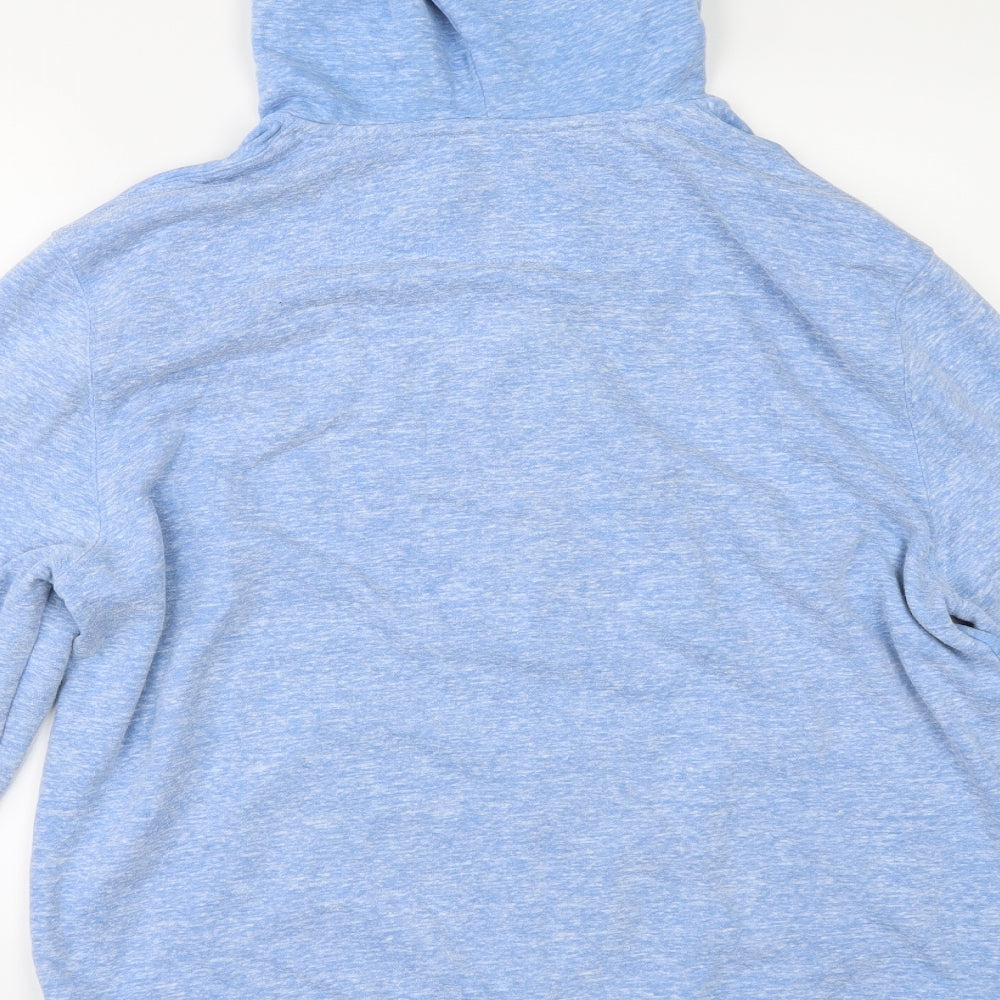 Matalan Mens Blue   Full Zip Hoodie Size XL
