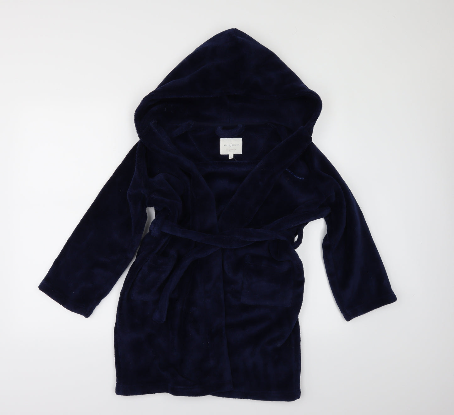 Jasper Conran Boys Blue Solid Fleece  Gown Size 7-8 Years