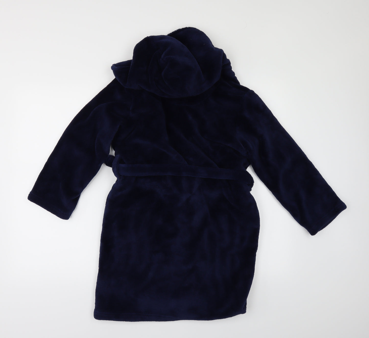 Jasper Conran Boys Blue Solid Fleece  Gown Size 7-8 Years