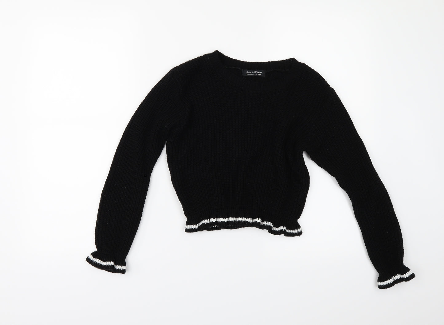Select Womens Black   Pullover Jumper Size 12