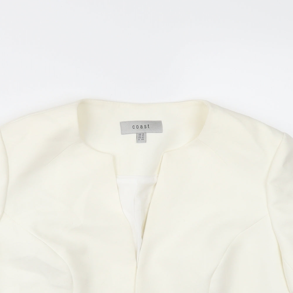 Coast Womens Ivory   Jacket  Size 14