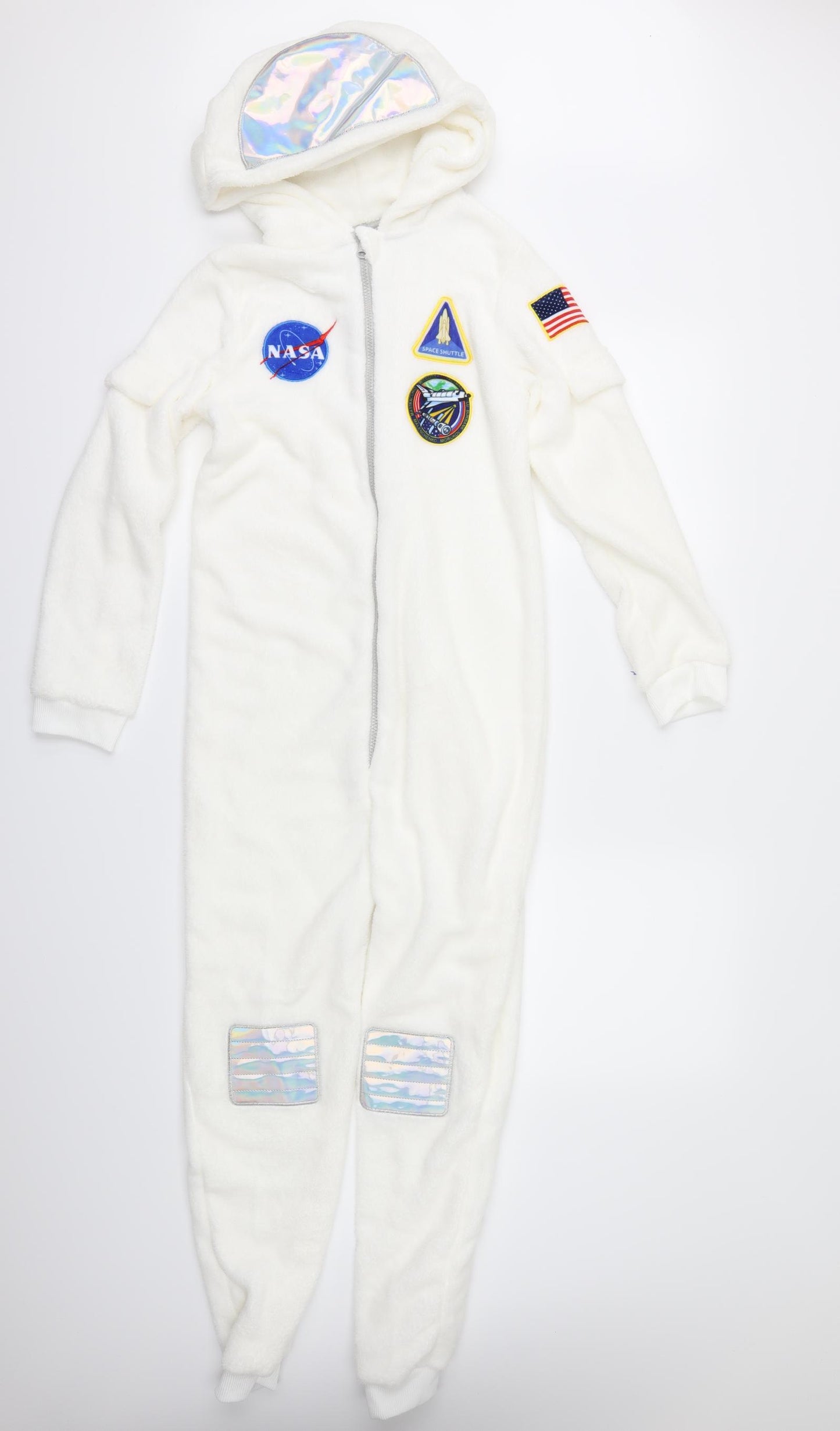 INTERNATIONAL SPACE ARCHIVES Boys Ivory  Fleece  One Piece Size 11-12 Years