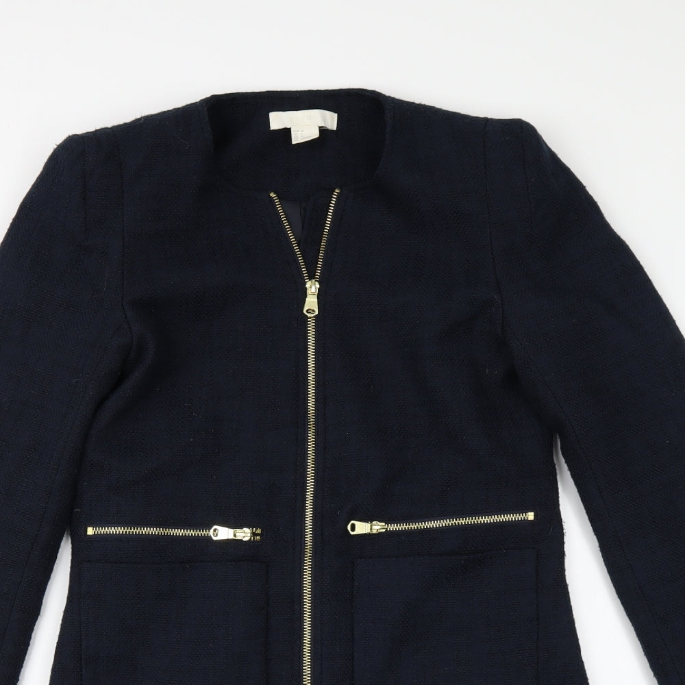 H&M Womens Blue   Jacket  Size 6
