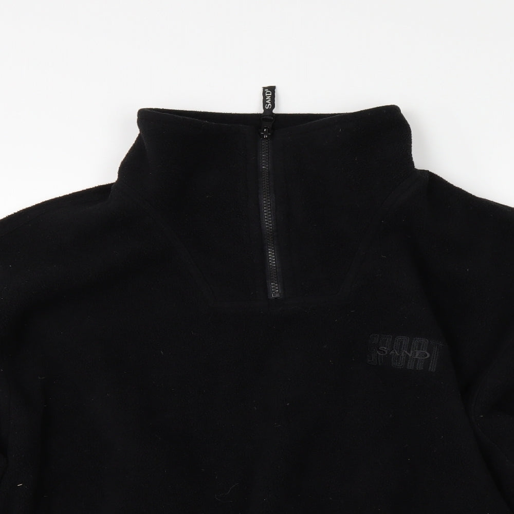 sand sport Womens Black  Fleece Jacket  Size M