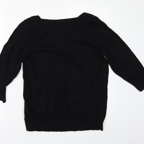 NEXT Womens Black   Pullover Jumper Size 18