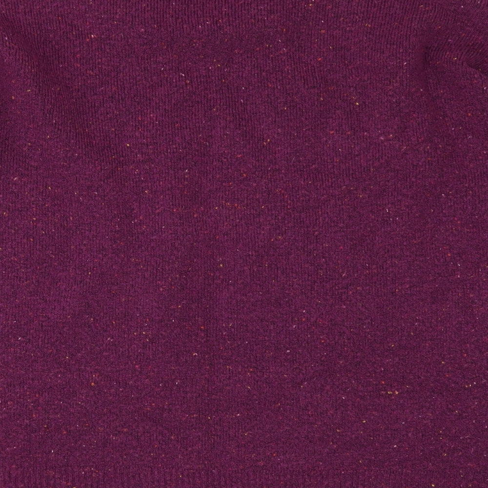 Nutmeg Womens Purple   Pullover Jumper Size 16