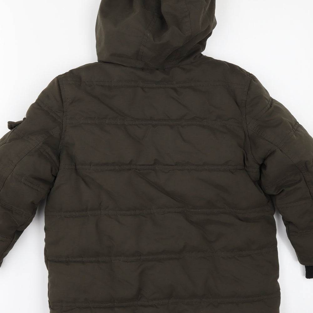 F&F Boys Green   Jacket  Size 4-5 Years