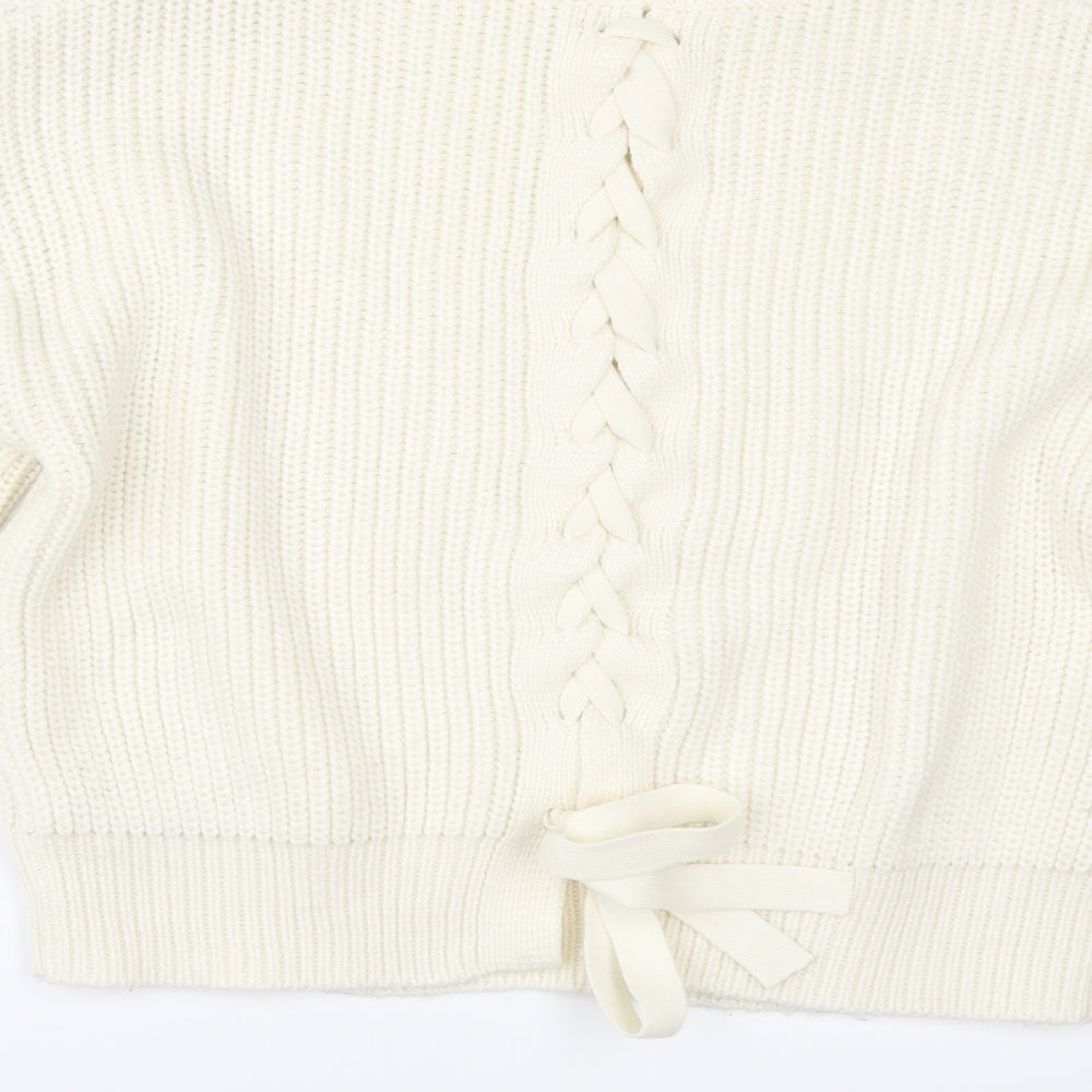 New Look Womens Ivory   Pullover Jumper Size S