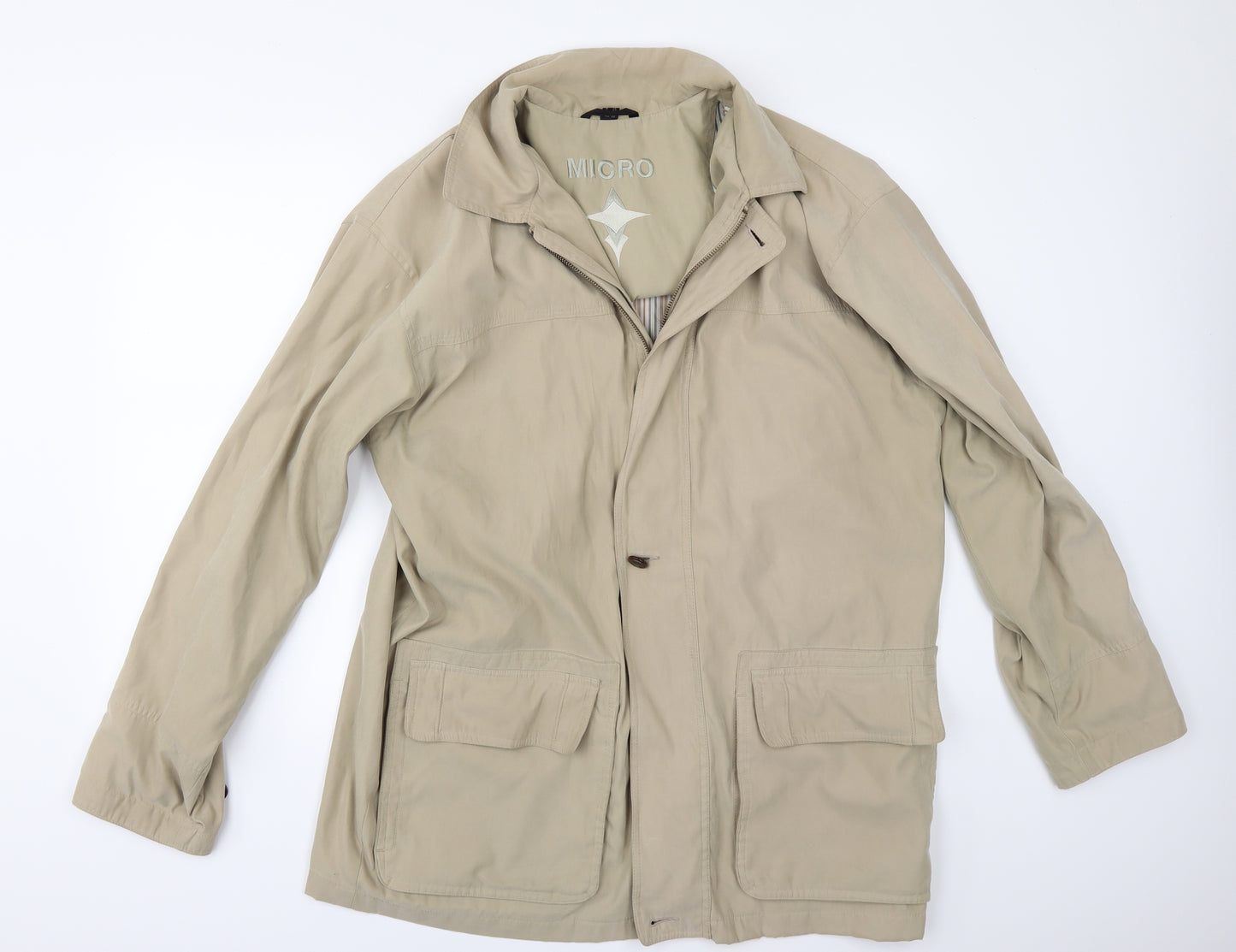 Micro Mens Beige   Jacket  Size 40