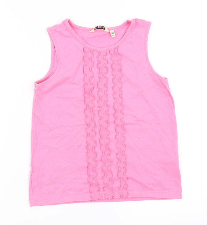 H&M Girls Pink   Basic T-Shirt Size 9-10 Years