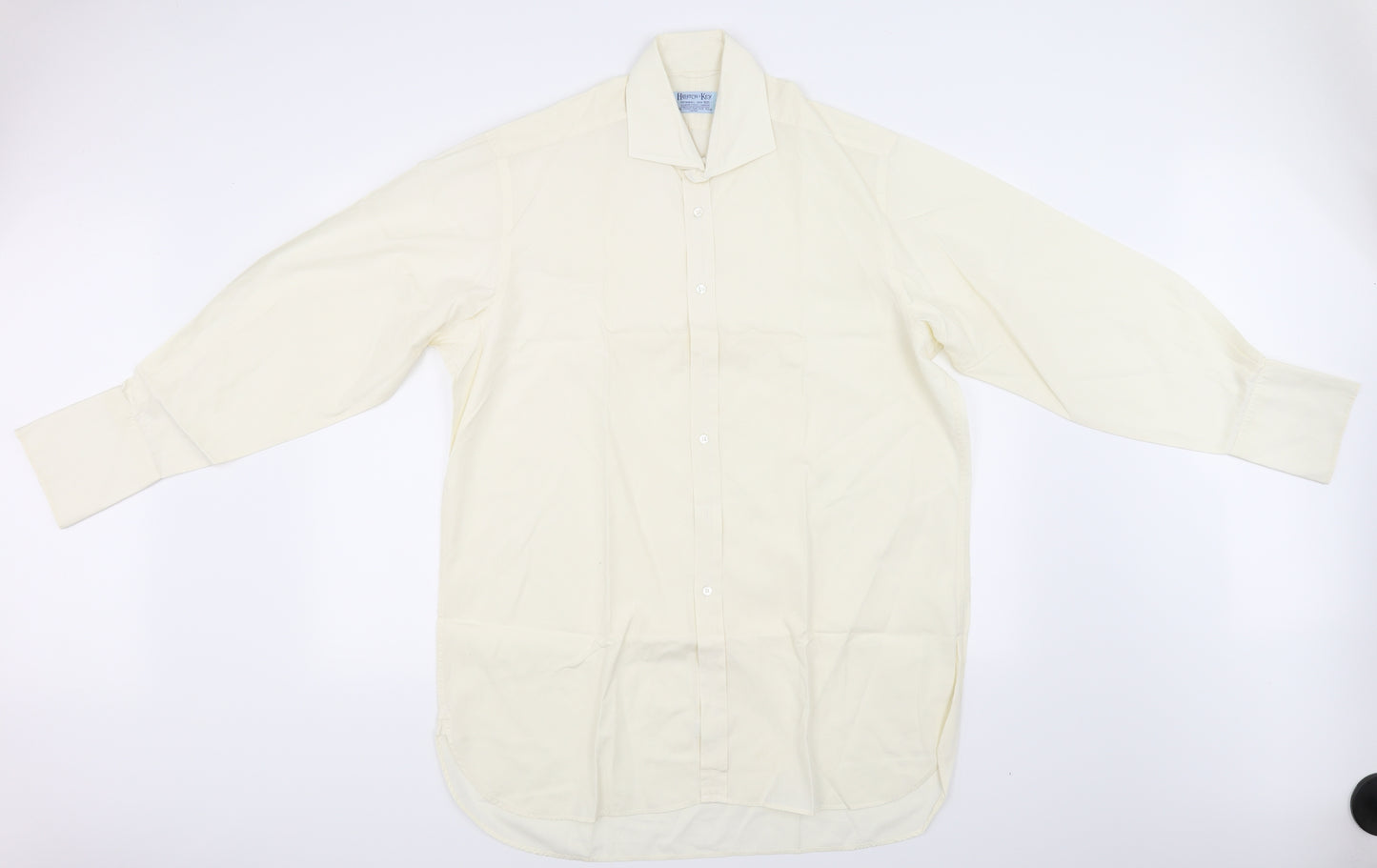 Hliditch&key Mens Ivory    Dress Shirt Size 42