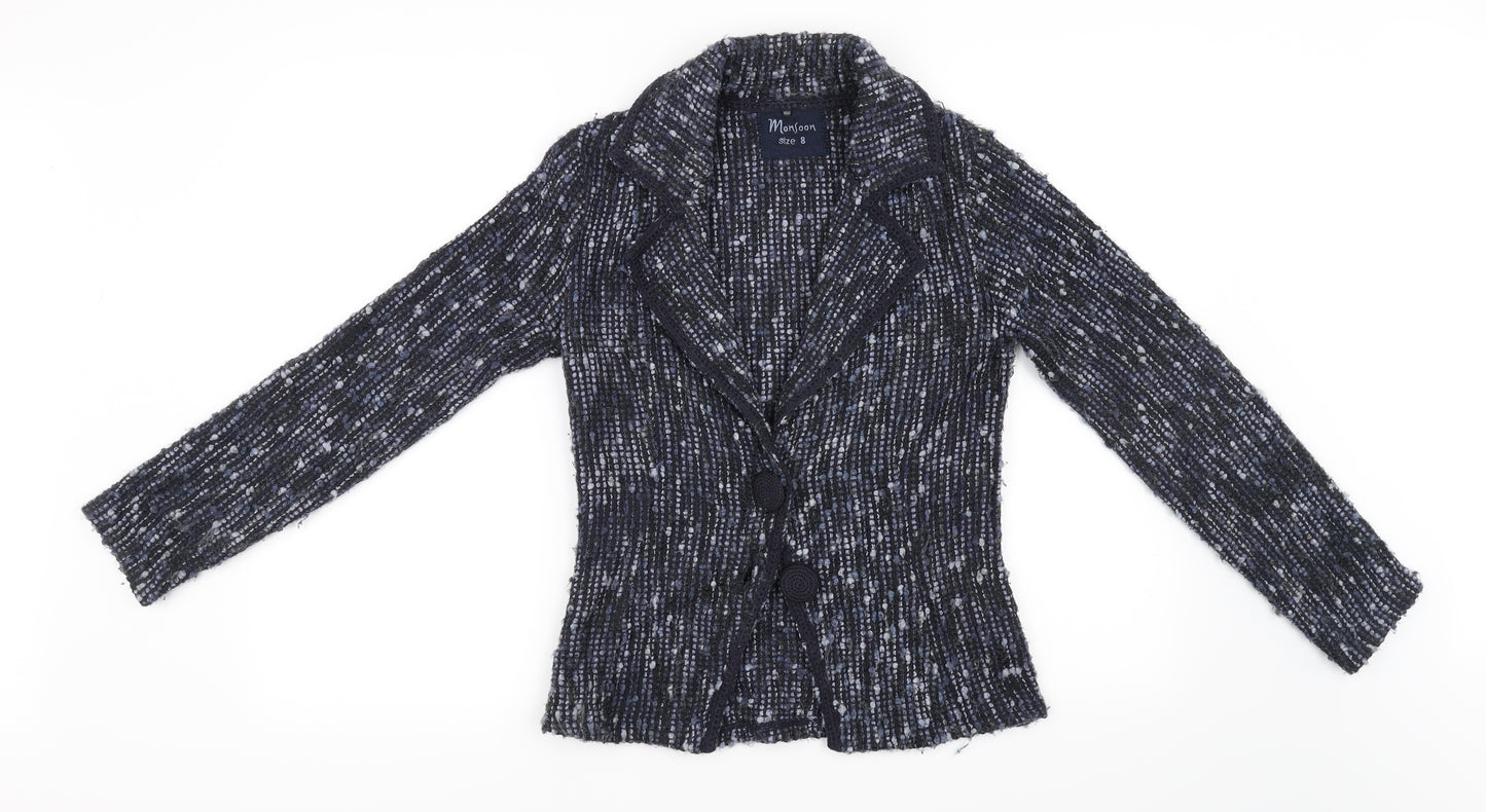 Monsoon Womens Blue   Cardigan Jumper Size 8