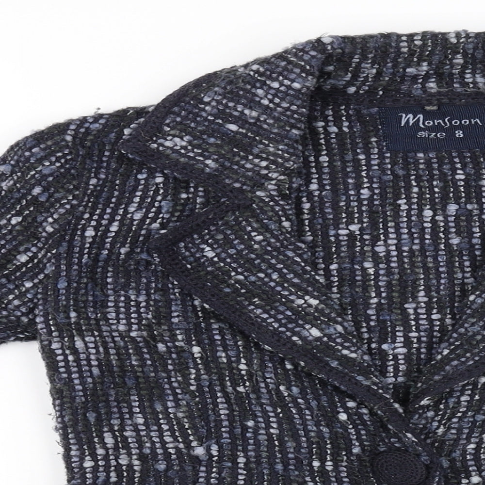 Monsoon Womens Blue   Cardigan Jumper Size 8