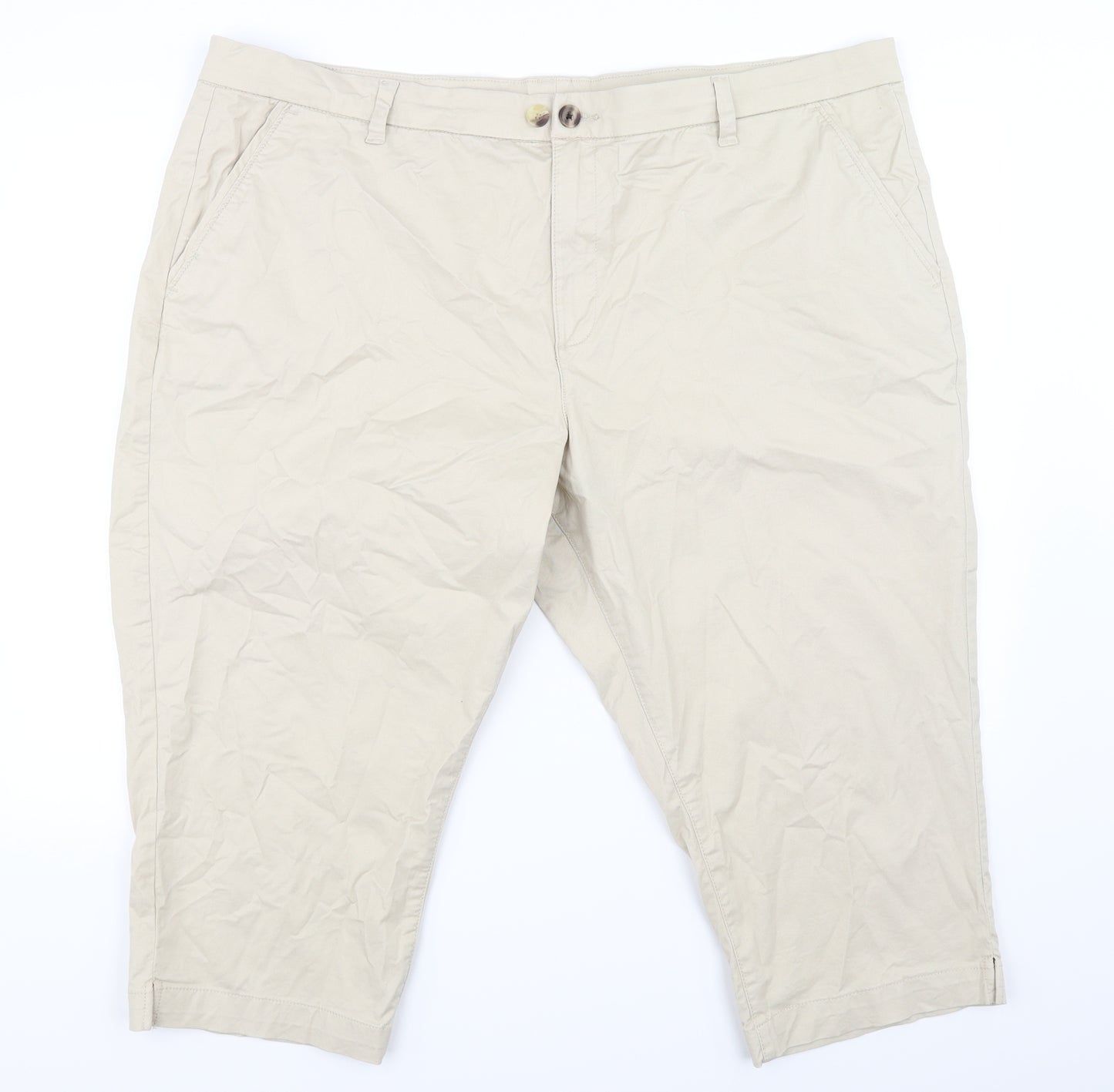 Principles Womens Beige   Trousers  Size 22 L20 in