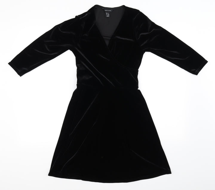 New Look Womens Black   A-Line  Size 8