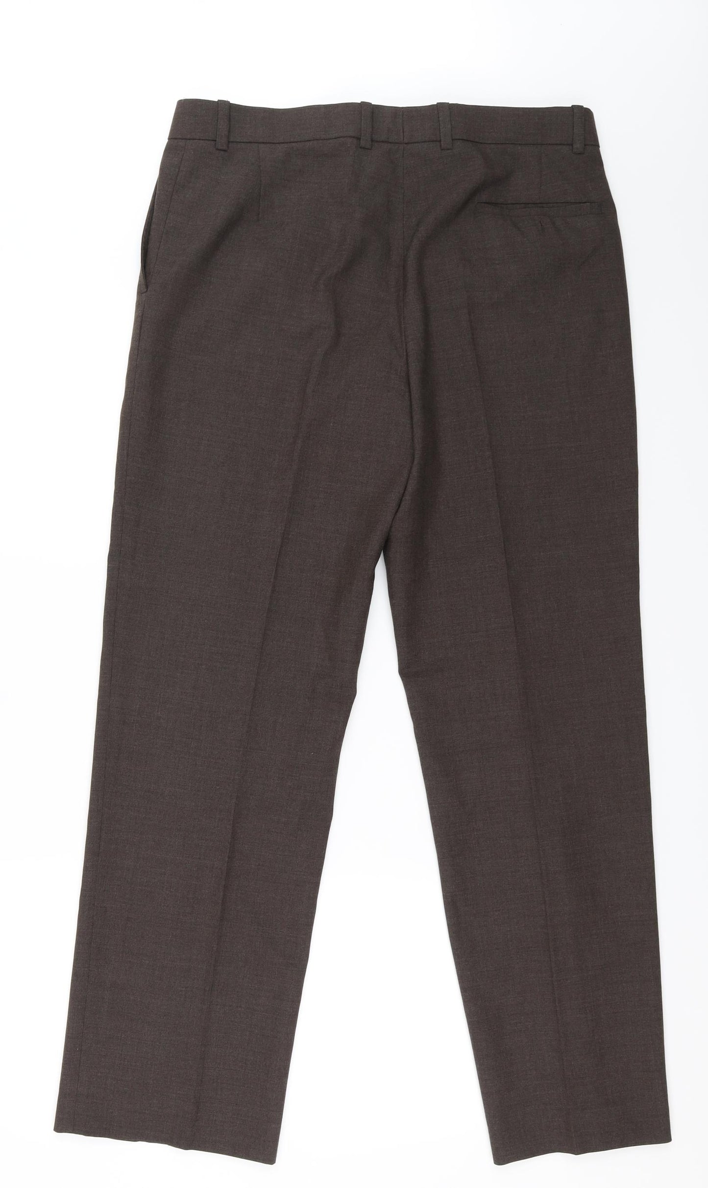 Preworn Mens Brown   Trousers  Size 34 in L30 in