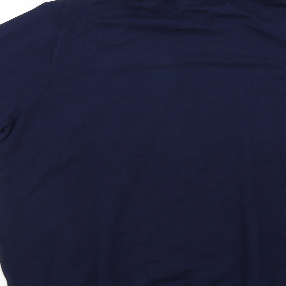 Marks and Spencer Mens Blue   Pullover Jumper Size L