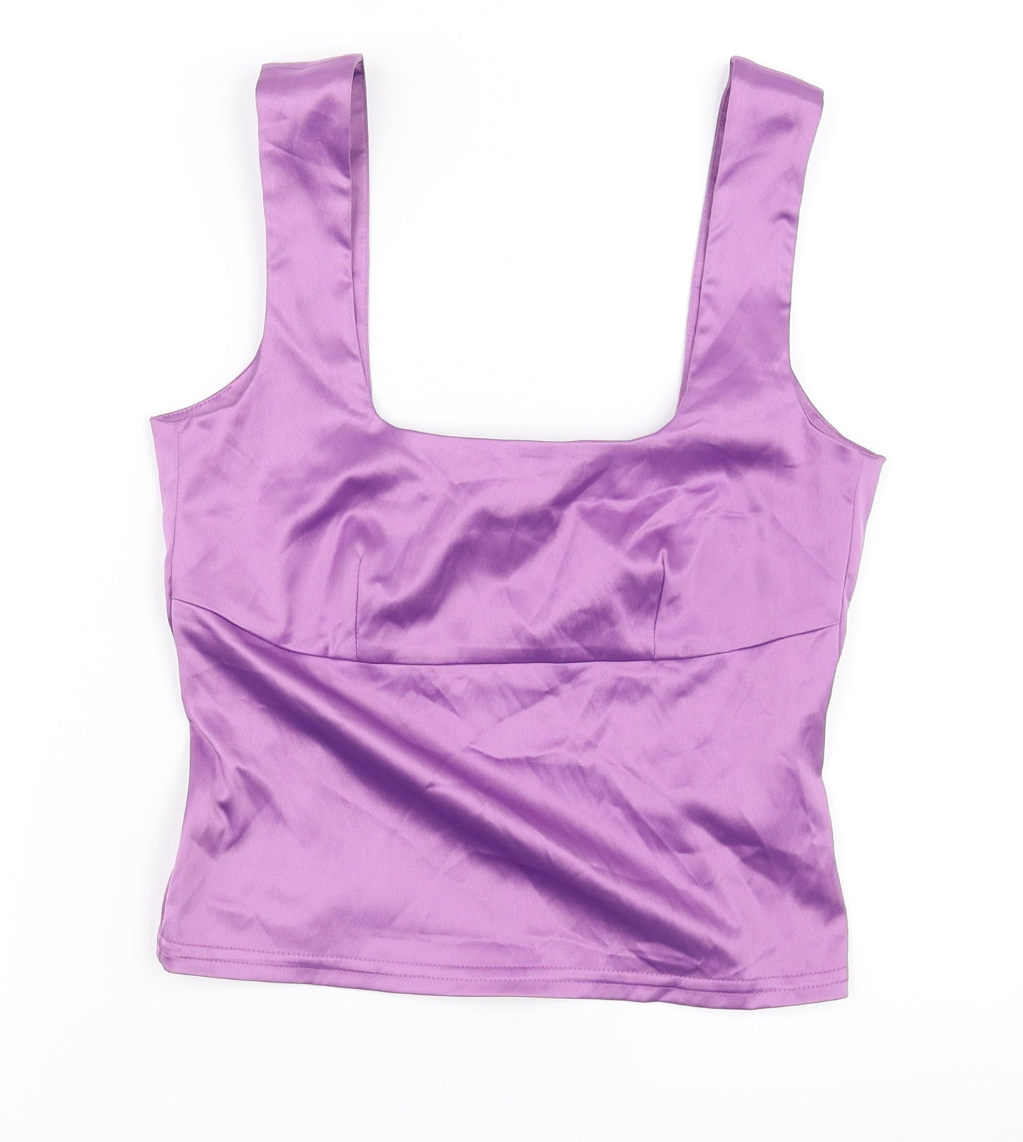 Preworn Womens Purple   Basic T-Shirt Size 10