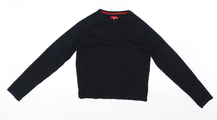 Per Una Mens Black Pullover Jumper Size L