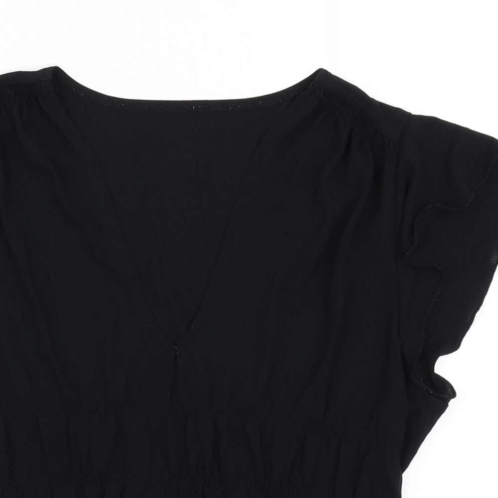French Connection Womens Black   Basic Blouse Size 14