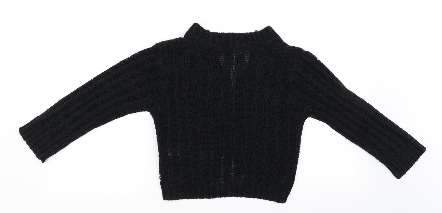 TU Womens Black   Cardigan Jumper Size 10