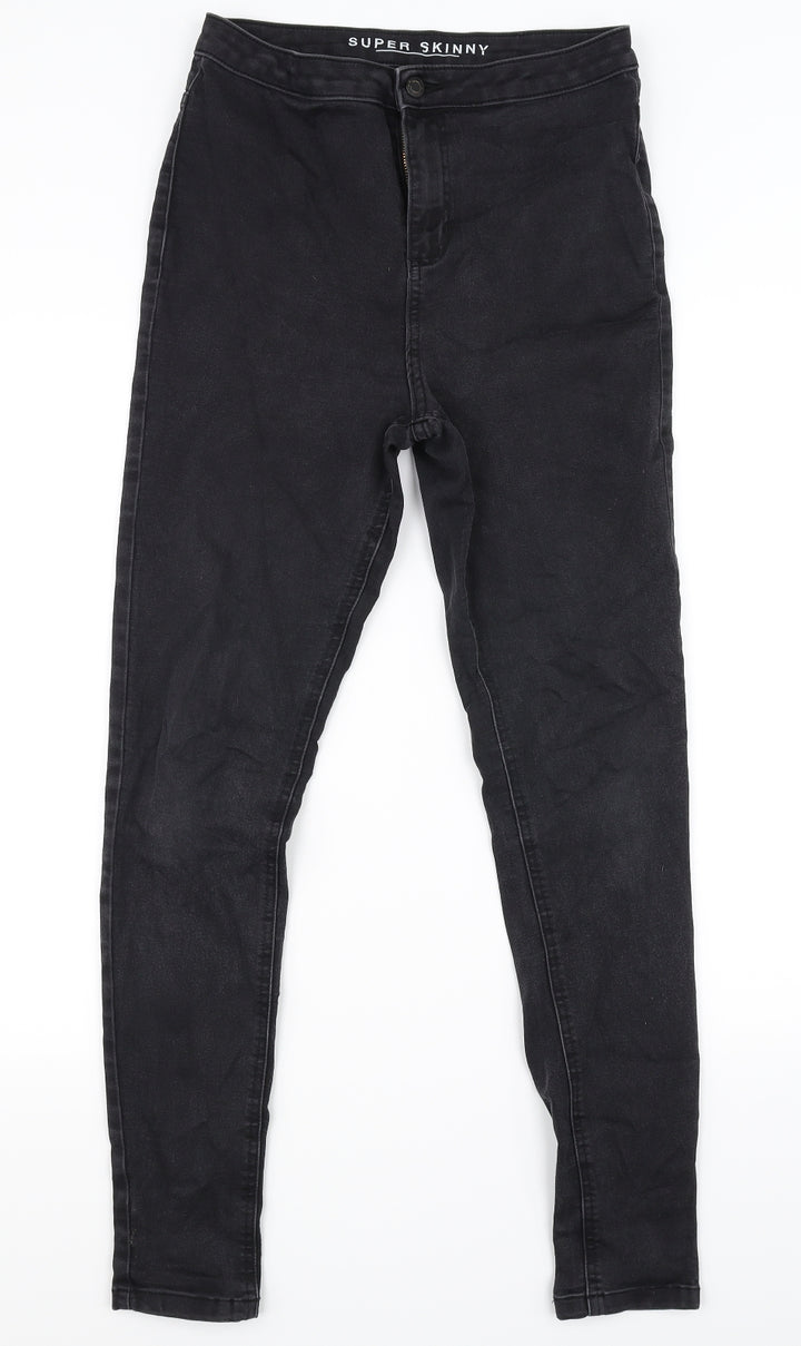 Marks and Spencer Womens Grey  Denim Skinny Jeans Size 12 L28 in