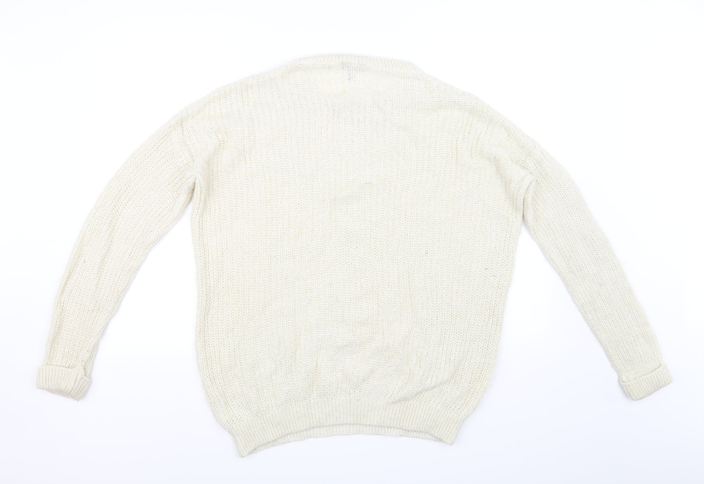 Topshop Womens Yellow   Pullover Jumper Size 6