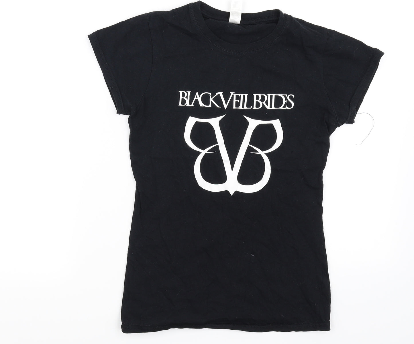 blackveilbrides Womens Black   Basic T-Shirt Size S